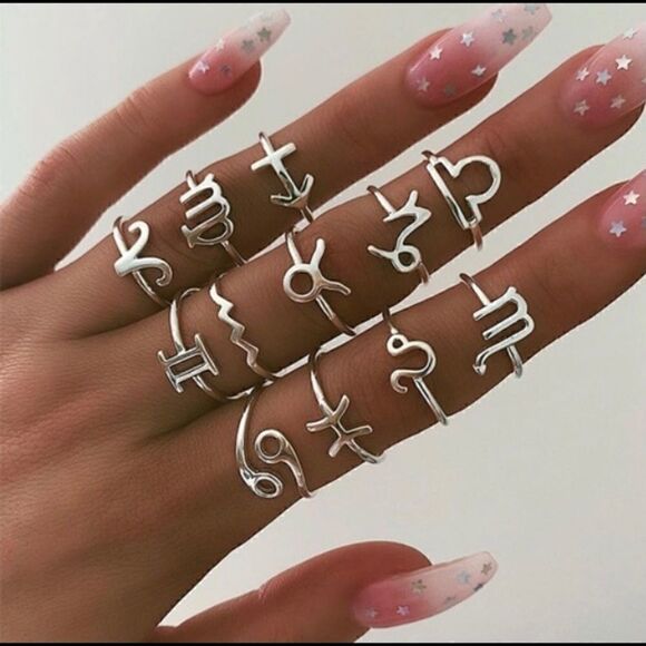 Zodiac MIDI Rings Set (12) - Picture 5 of 5